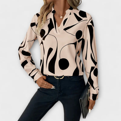 Rosela™ - Elegant langærmet bluse