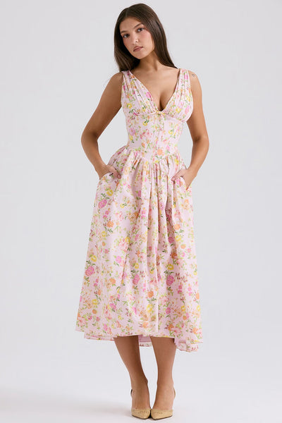 Magdalone™ - Elegant midi sommerkjole
