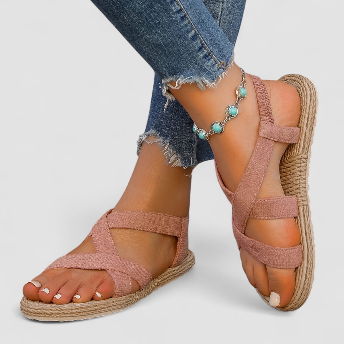 Cora™ - Sandaler med elastiske remme