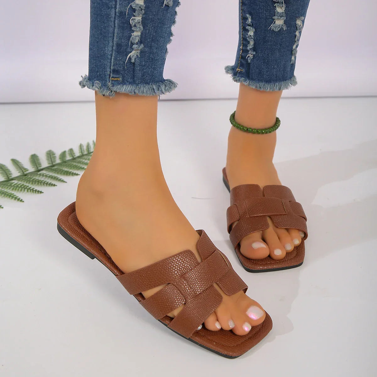 Hessy™ - Stilrene slip-ins med flettet design