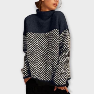Roberta™ - Blød rullekravesweater